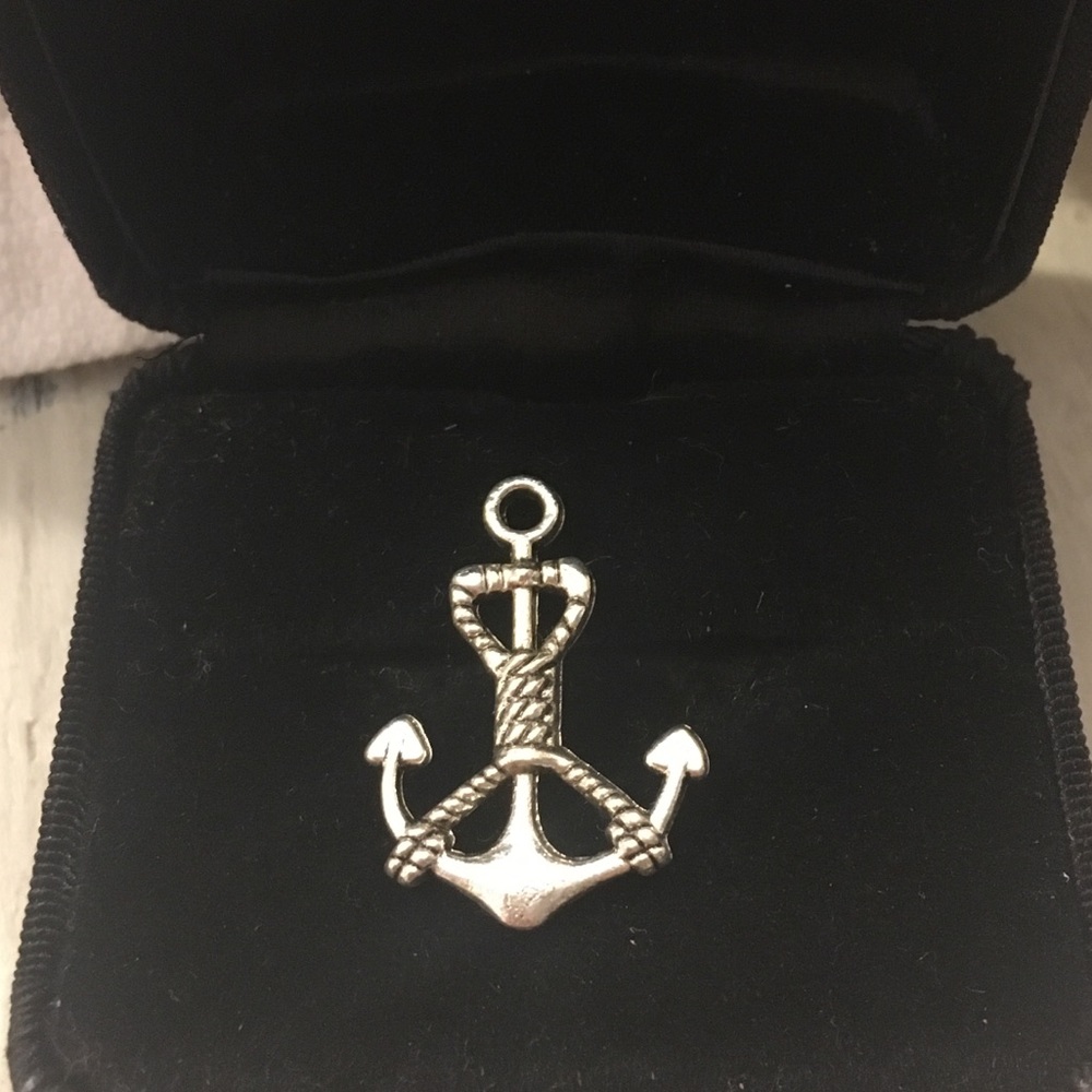 Silver Anchor Charm